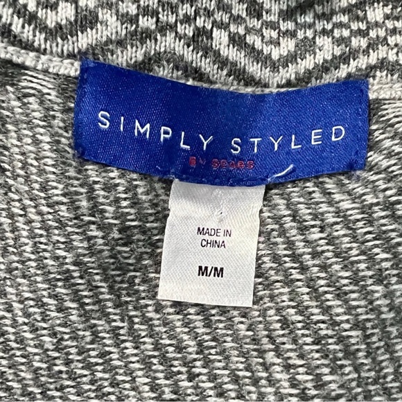 Simply‎ Styled Geometric Pattern Open Front Cardigan - Picture 2 of 4